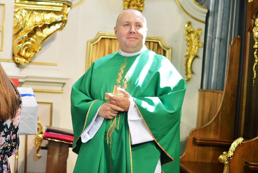 Uroczysta Msza święta z okazji imienin księdza wikariusza Krzysztofa Kutka