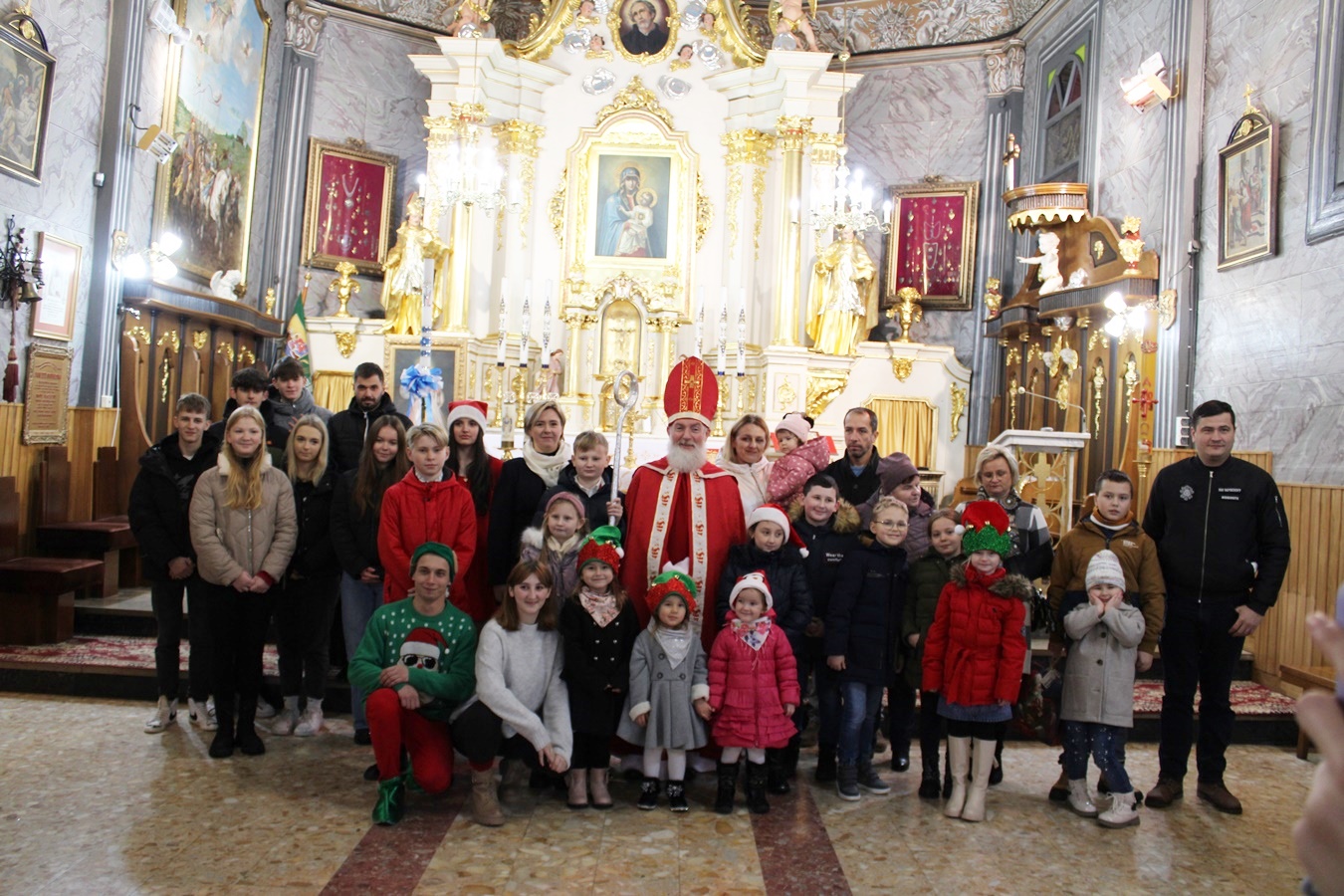 Odwiedziny świętego Mikołaja – patrona parafii